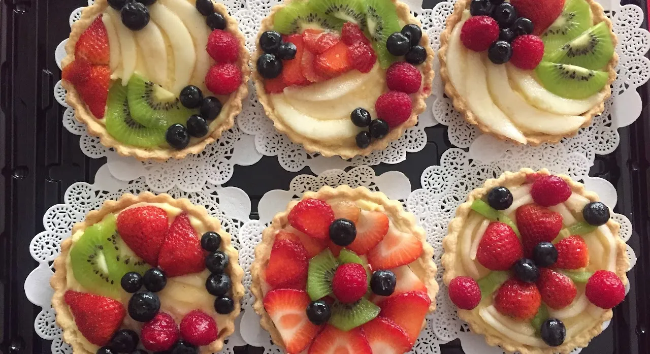 Tartaletas Frutas Crema Pastelera